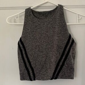 Beyond Yoga Charcoal and Workout Top